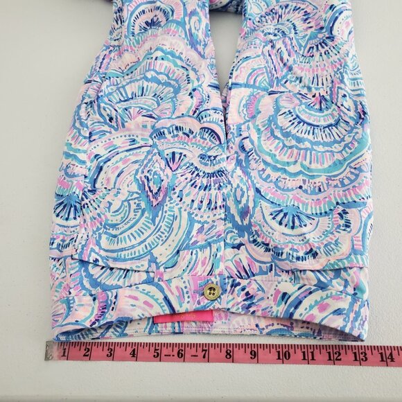 Lilly Pulitzer Womens Kelly Skinny Ankle Pant Size 00 High Tide Holy Flockamolie - Picture 6 of 10